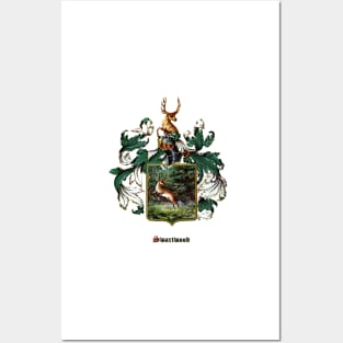 Swartwood Family Coat of Arms and Crest Posters and Art